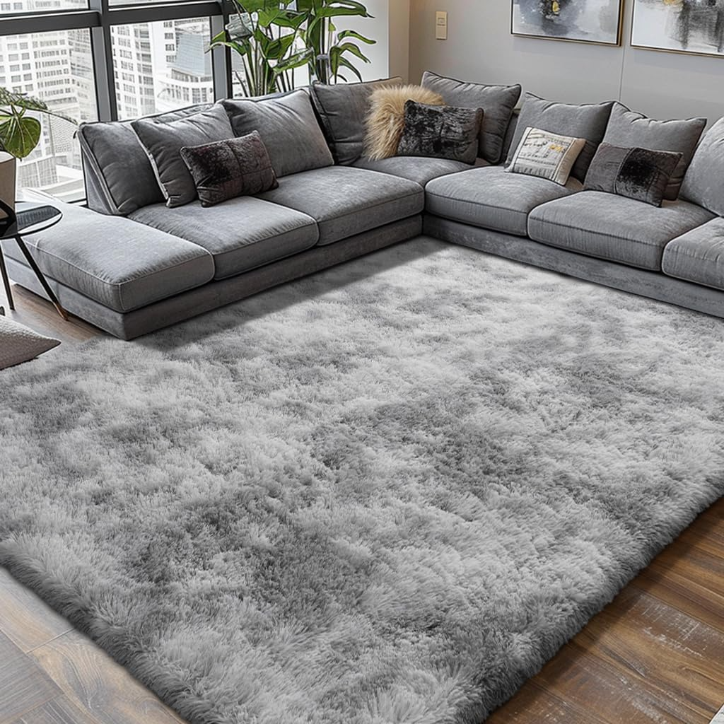 Home Goods Bathroom Decor - VIKAMA Ultra-Soft Puffy Rug, Bedroom &