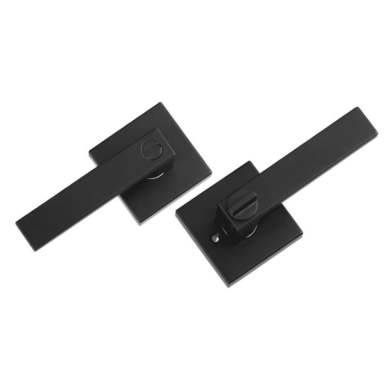 Home Bathroom Lock - Privacy Door Lever 10 Pack Matte