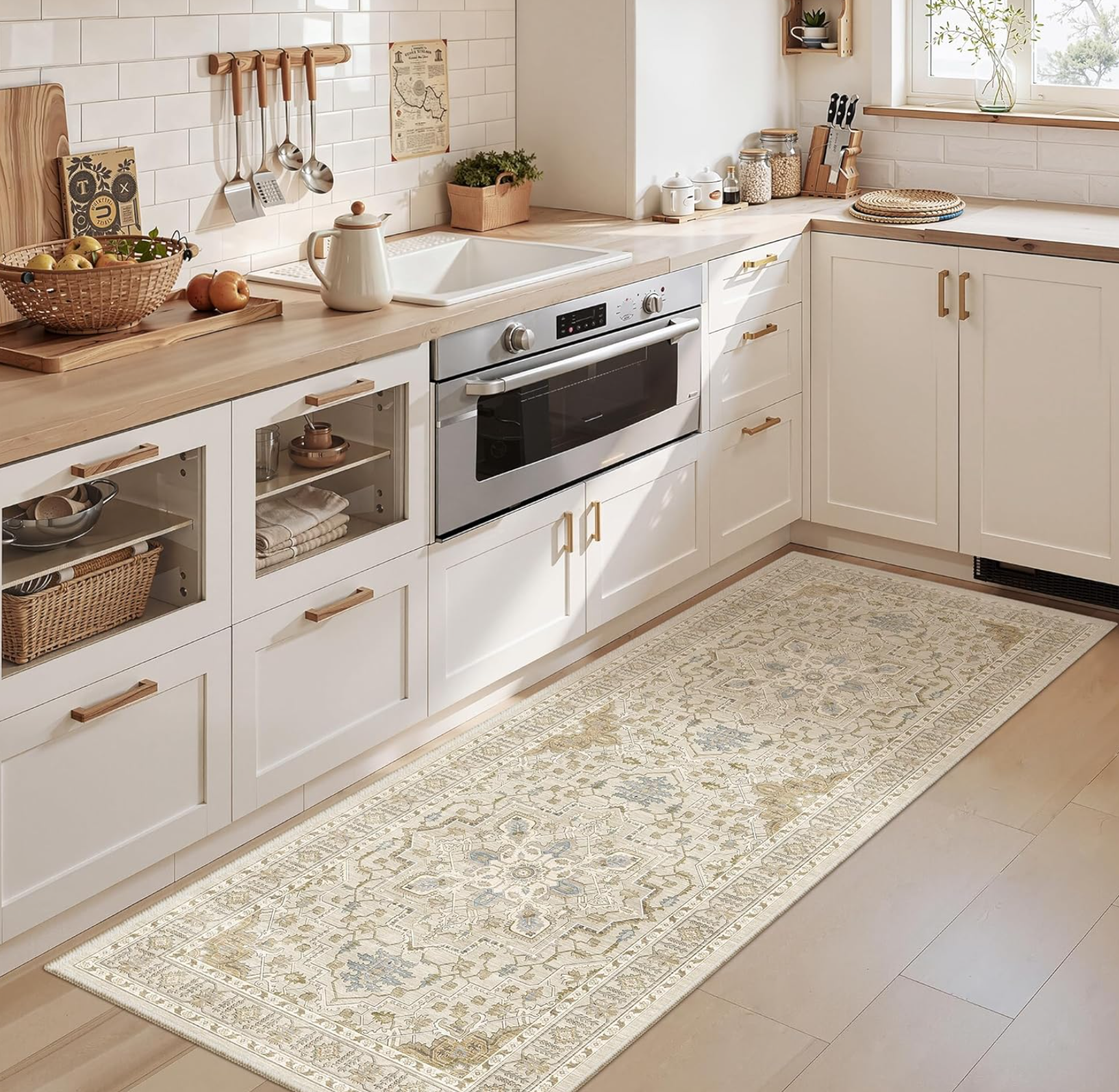 Home Bathroom Scene - Multi-scene Long Runner Rug Non-slip Waterproof