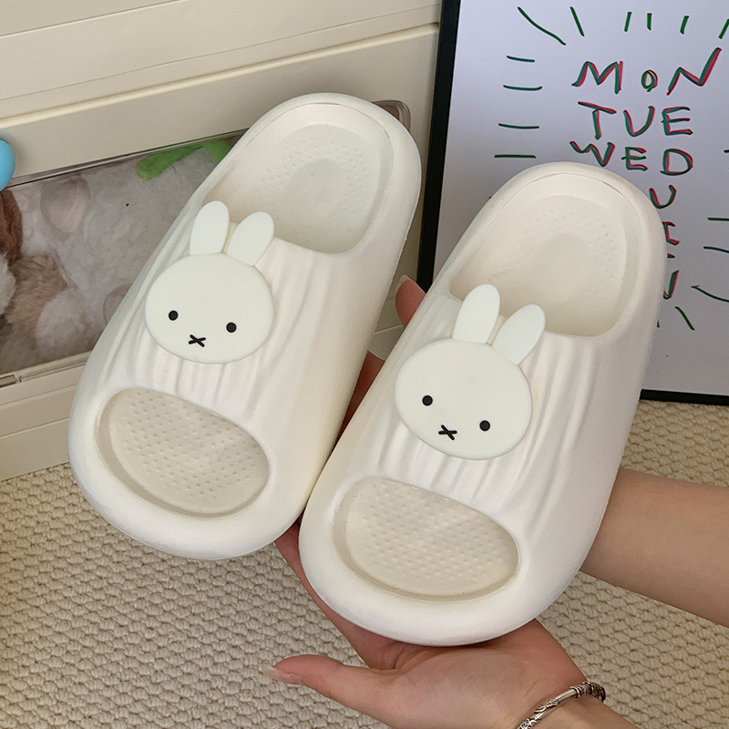 Home Bathroom Supplies - Hot Cartoon Miffy Series Soft-soled Slippers