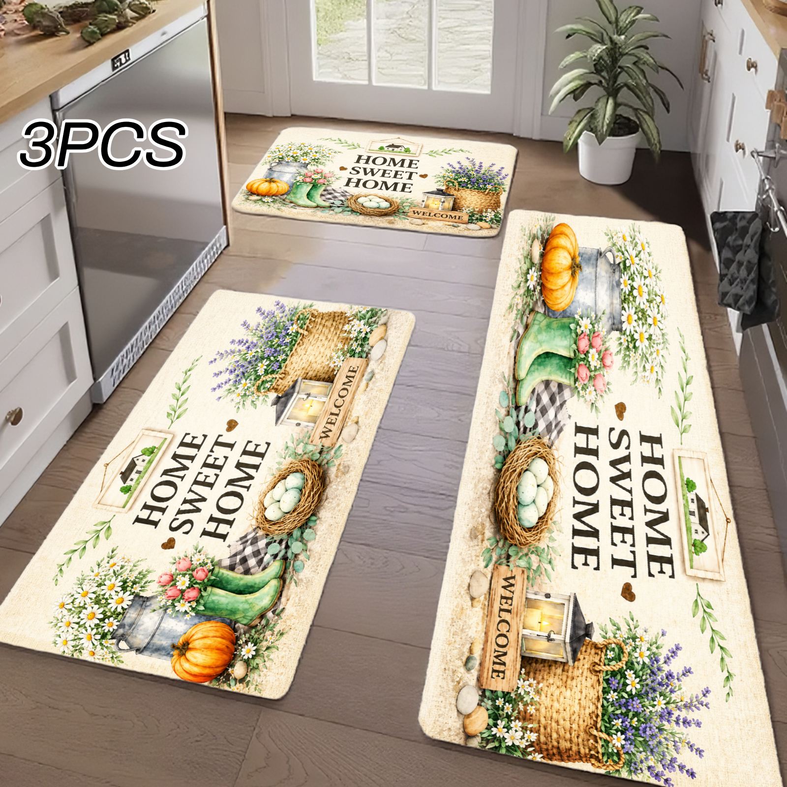 3PC Kitchen Rugs,Home Decorati - Home Bathroom Scene review and price