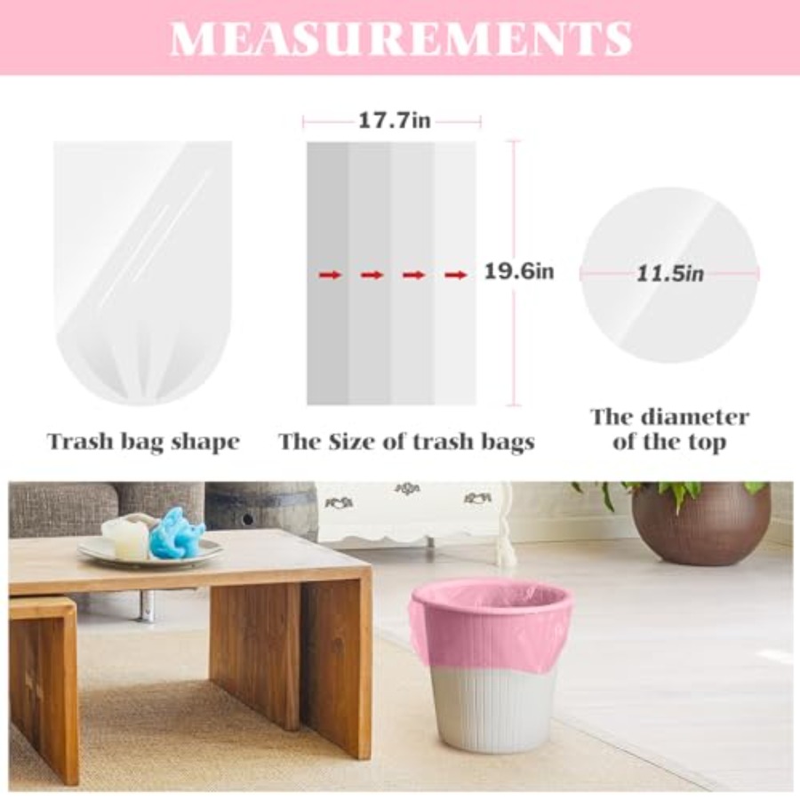 Small Trash Bags 4 Gallon 160  - Home Bathroom Trash Can review and price
