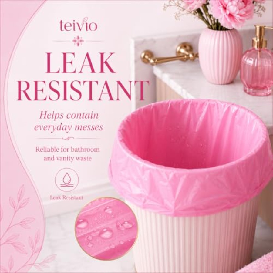 Small Trash Bags 4 Gallon 160  - Home Bathroom Trash Can review and price