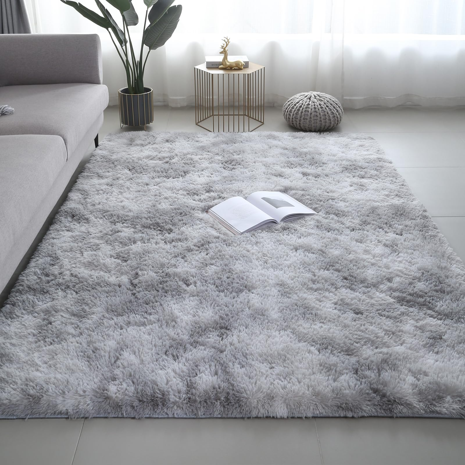 VIKAMA Ultra-Soft Puffy Rug, B - Home Goods Bathroom Decor review and price