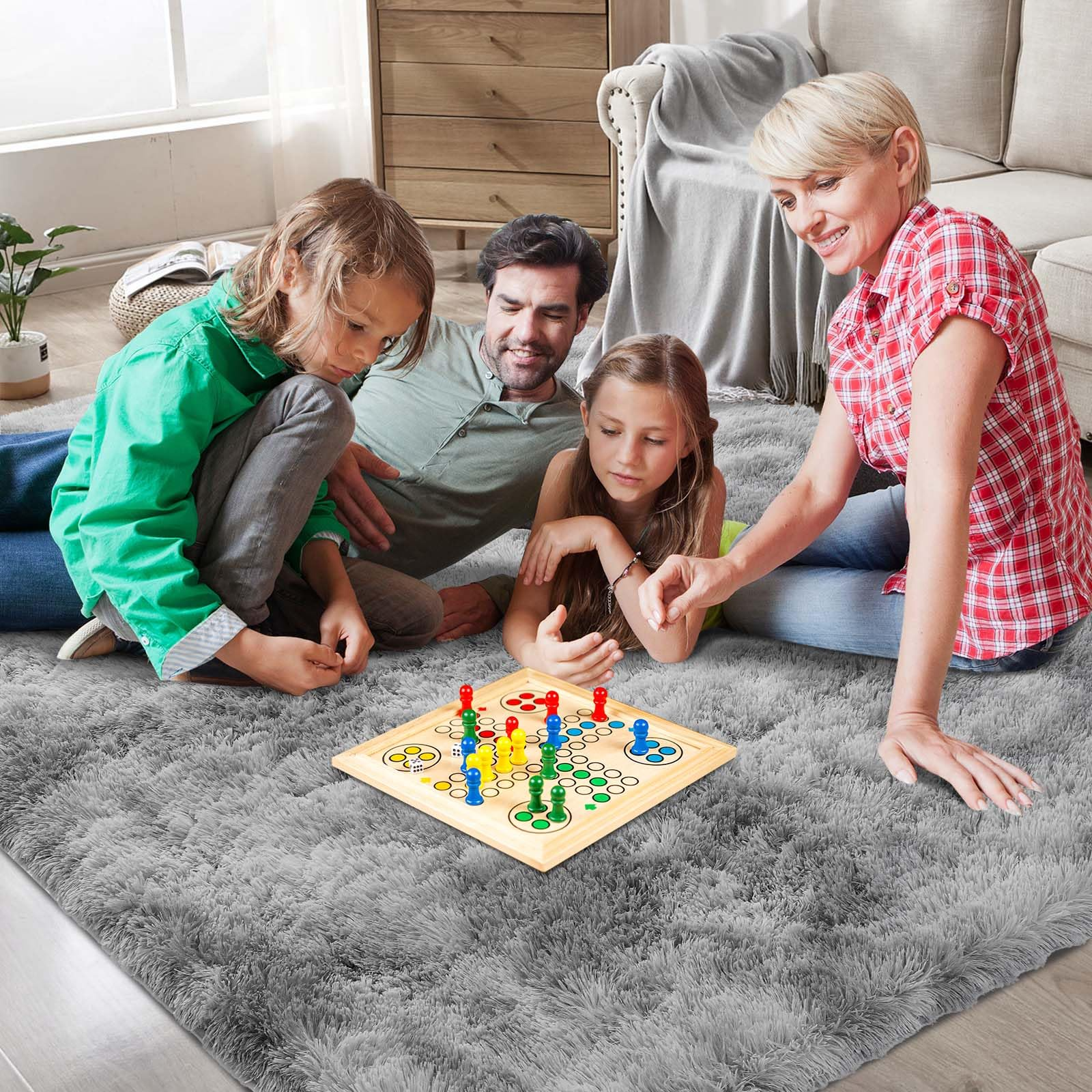 VIKAMA Ultra-Soft Puffy Rug, B - Home Goods Bathroom Decor review and price