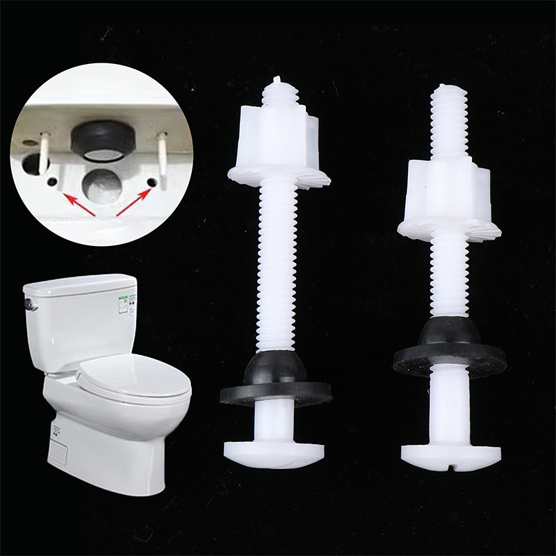 2Pcs Plastic Toilet Seat Hinge - Home Bathroom Fittings review and price