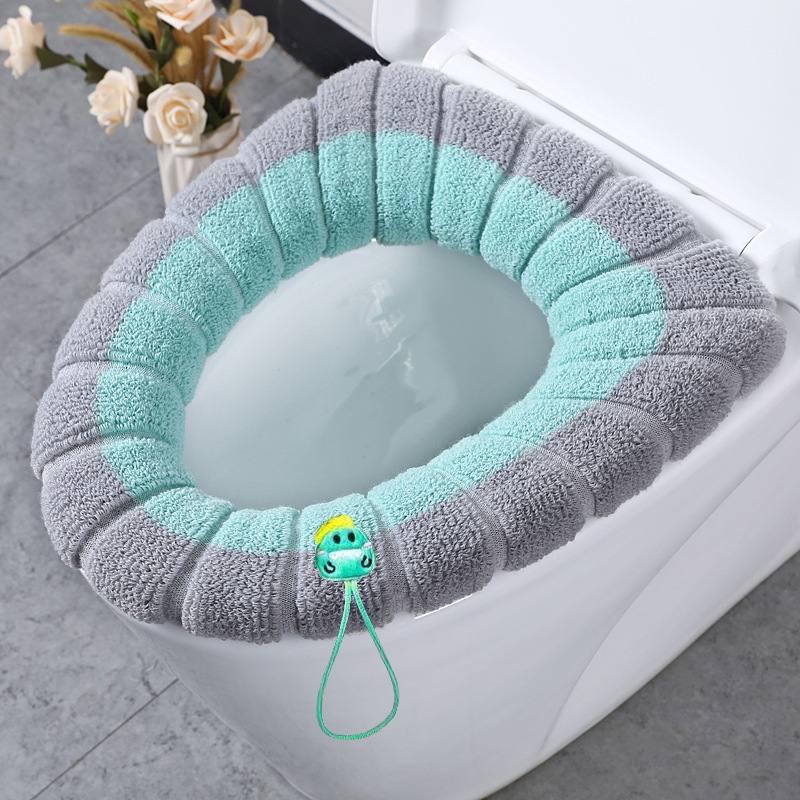 Cartoon Knitted Toilet Seat Co - Home Bathroom With Two Toilets review and price