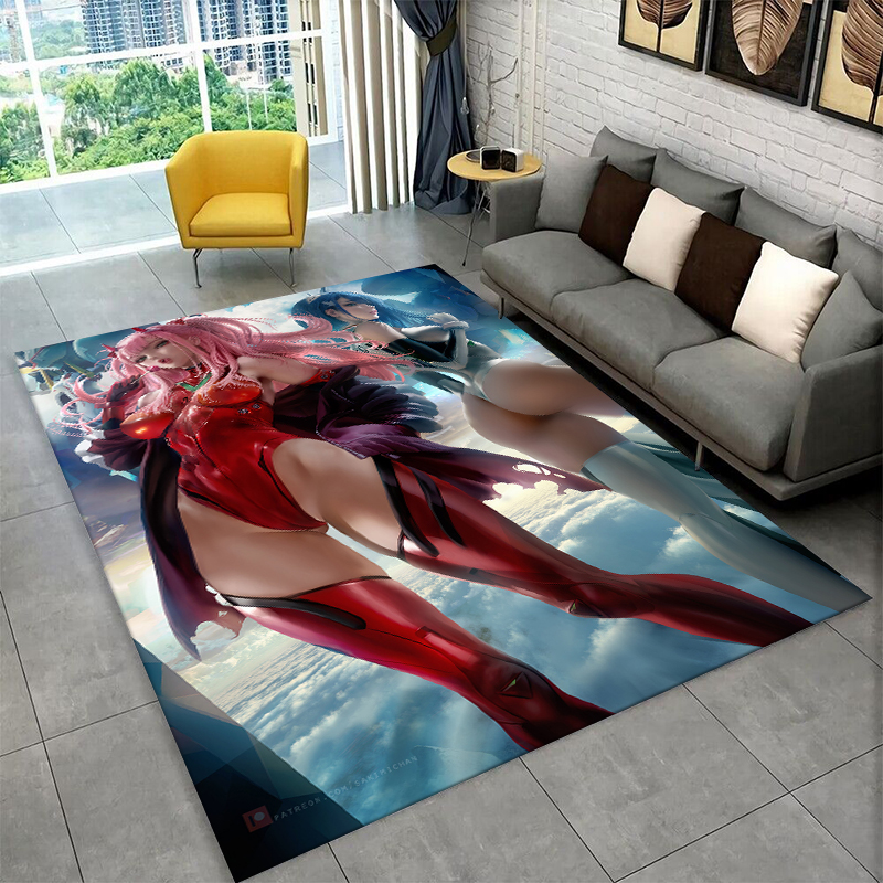 Cartoon Zero Two Sexy Girl DAR - Home Bathroom With Two Toilets review and price