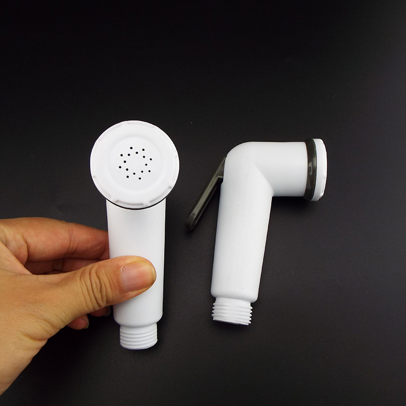 White Plastic Toilet Bidet Spr - Home Bathroom With Two Toilets review and price