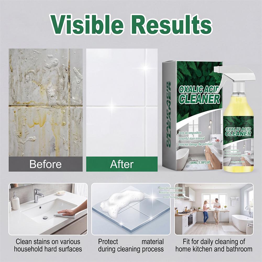 100ml Oxalic Acid Surface Clea - Home Kitchen Bathroom Cleaning review and price