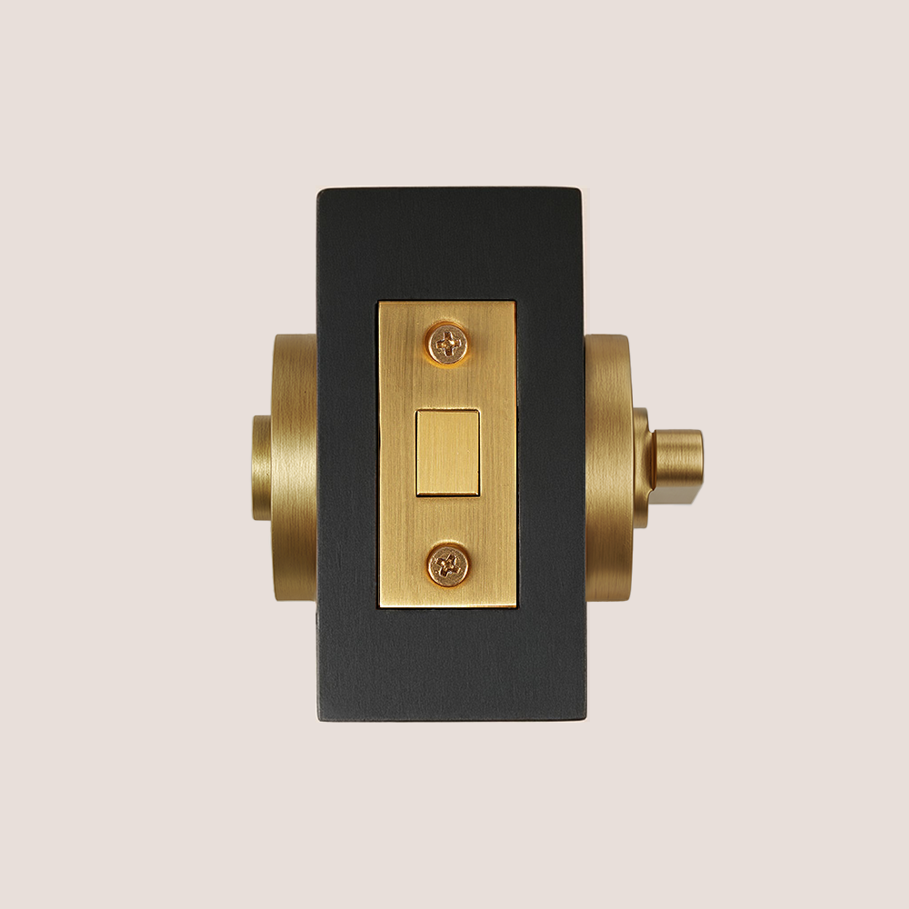 DOOROOM Solid Brass Black Door - Home Bathroom Lock review and price