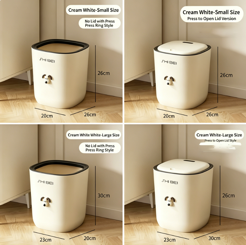 Large Capacity Kitchen Bathroo - Home Bathroom Trash Can review and price