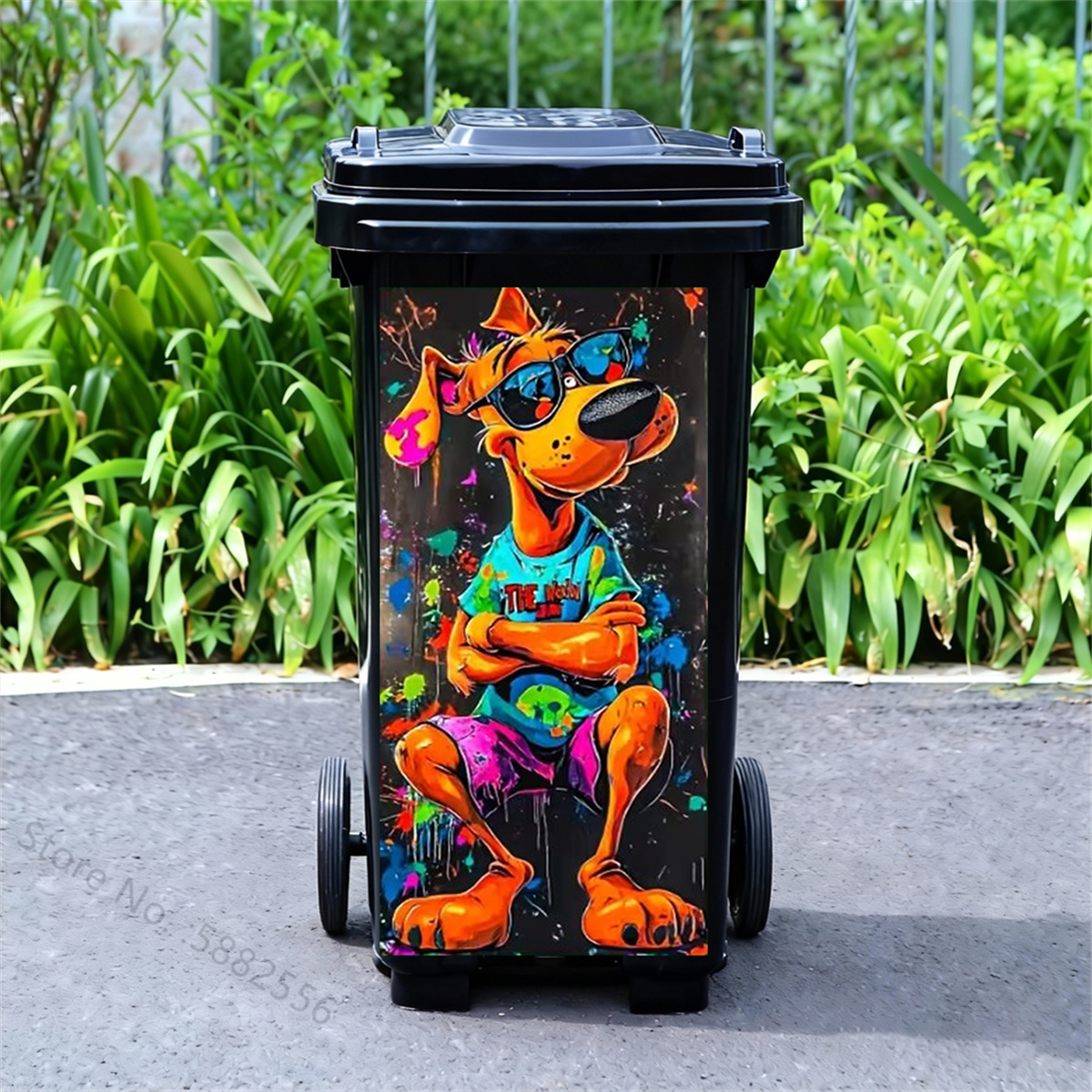 Funny Cartoon Horse Trash Can  - Home Bathroom Trash Can review and price
