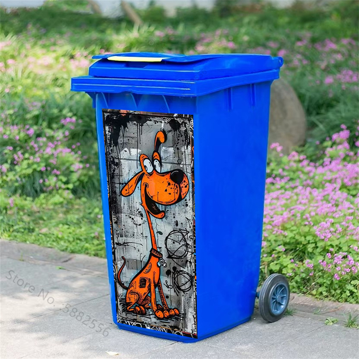 Funny Cartoon Horse Trash Can  - Home Bathroom Trash Can review and price