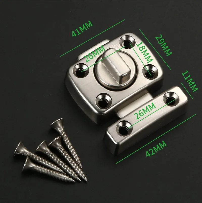 Home Security Latch Double Sid - Home Bathroom Lock review and price