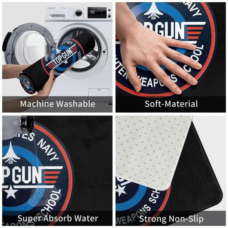 VIKAMA Air Force Fighter Jet D - Jet Home Bathroom Mats review and price