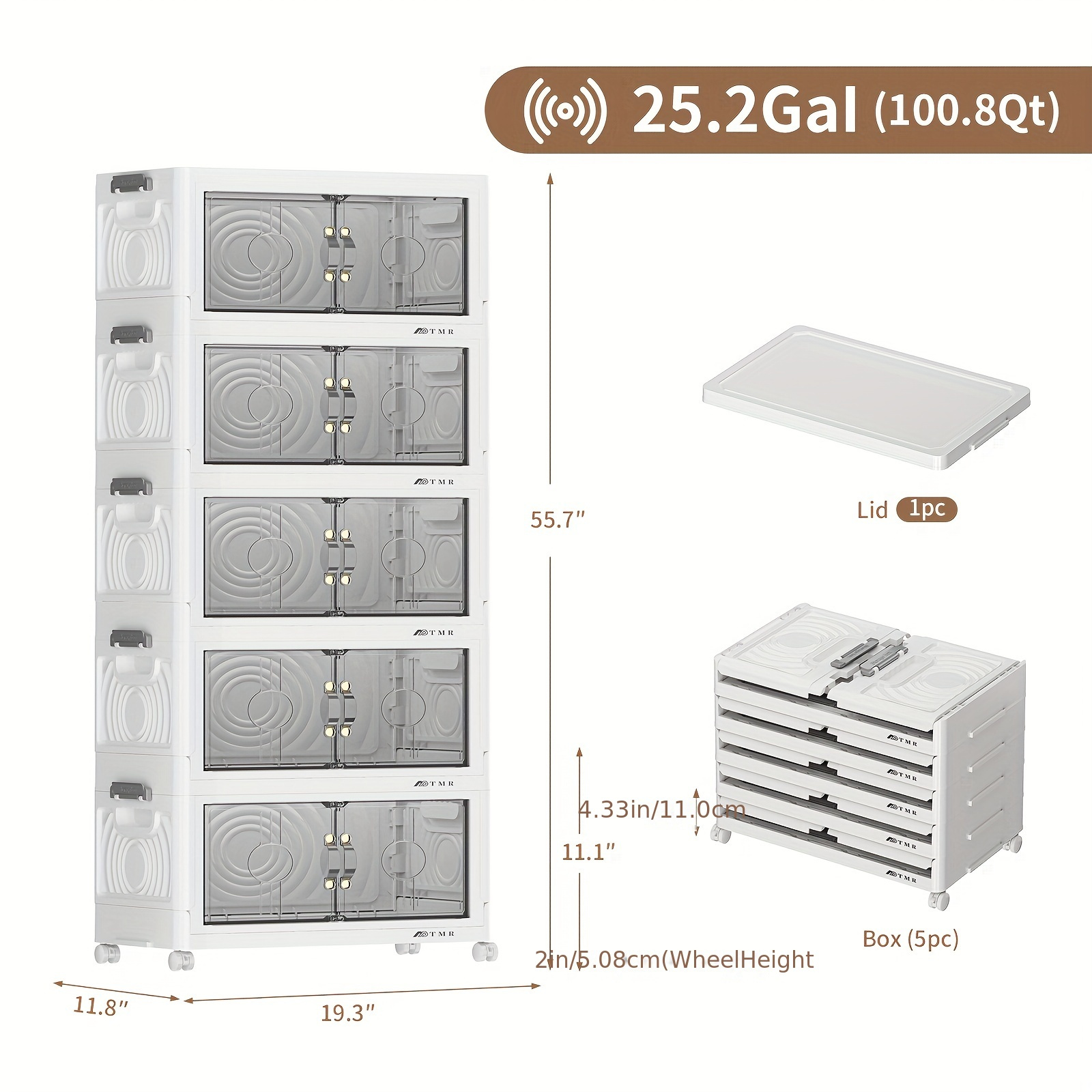48QT Foldable Storage Cabinet, - Home Bathroom Cabinets review and price
