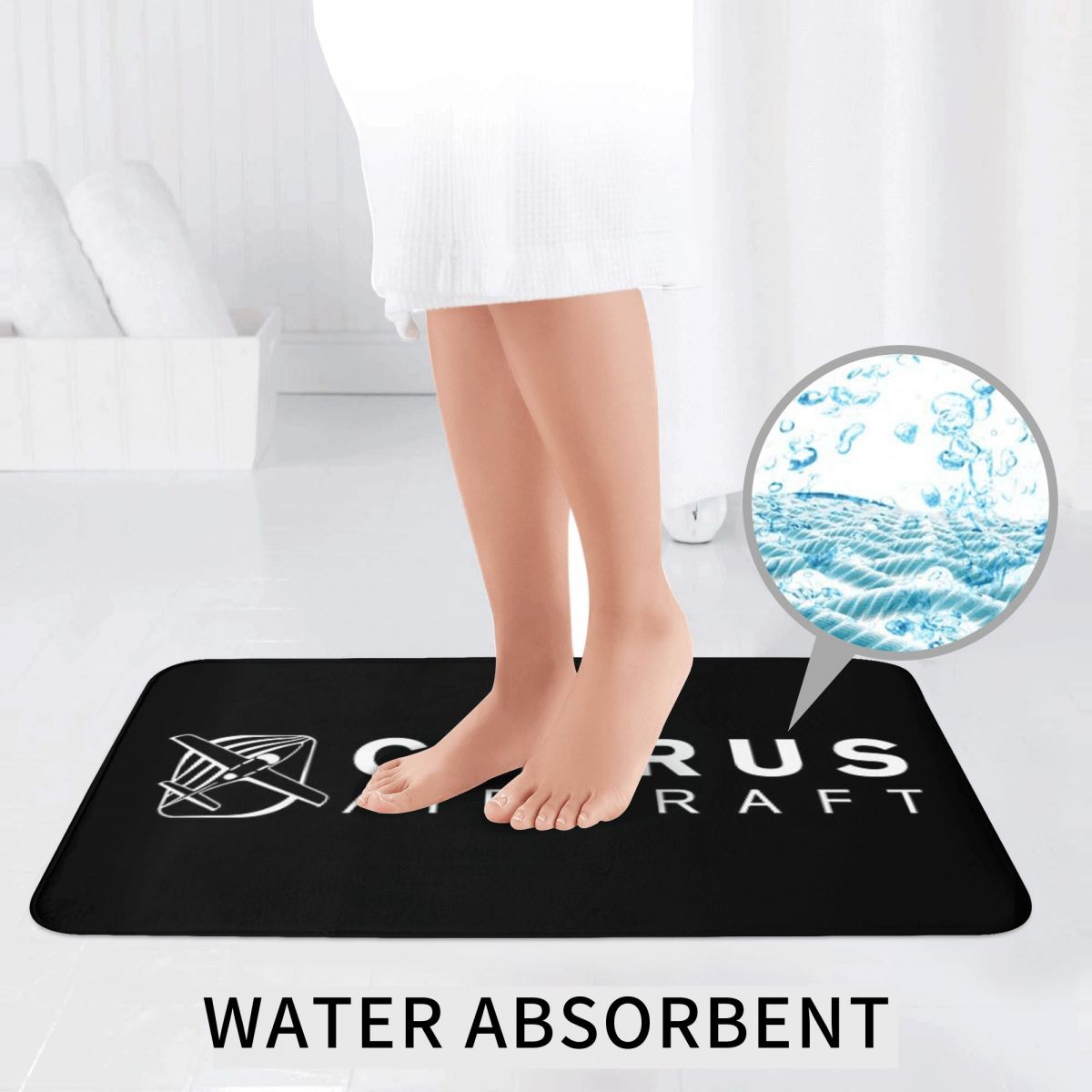 Cirrus Aircraft Vision Jet BAC - Jet Home Bathroom Mats review and price