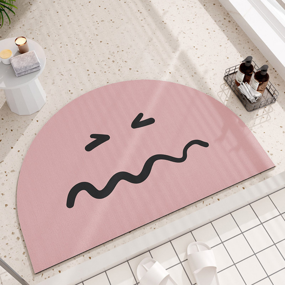 Grey Sketch Leaf Monogram semi - Home Bathroom Scene review and price