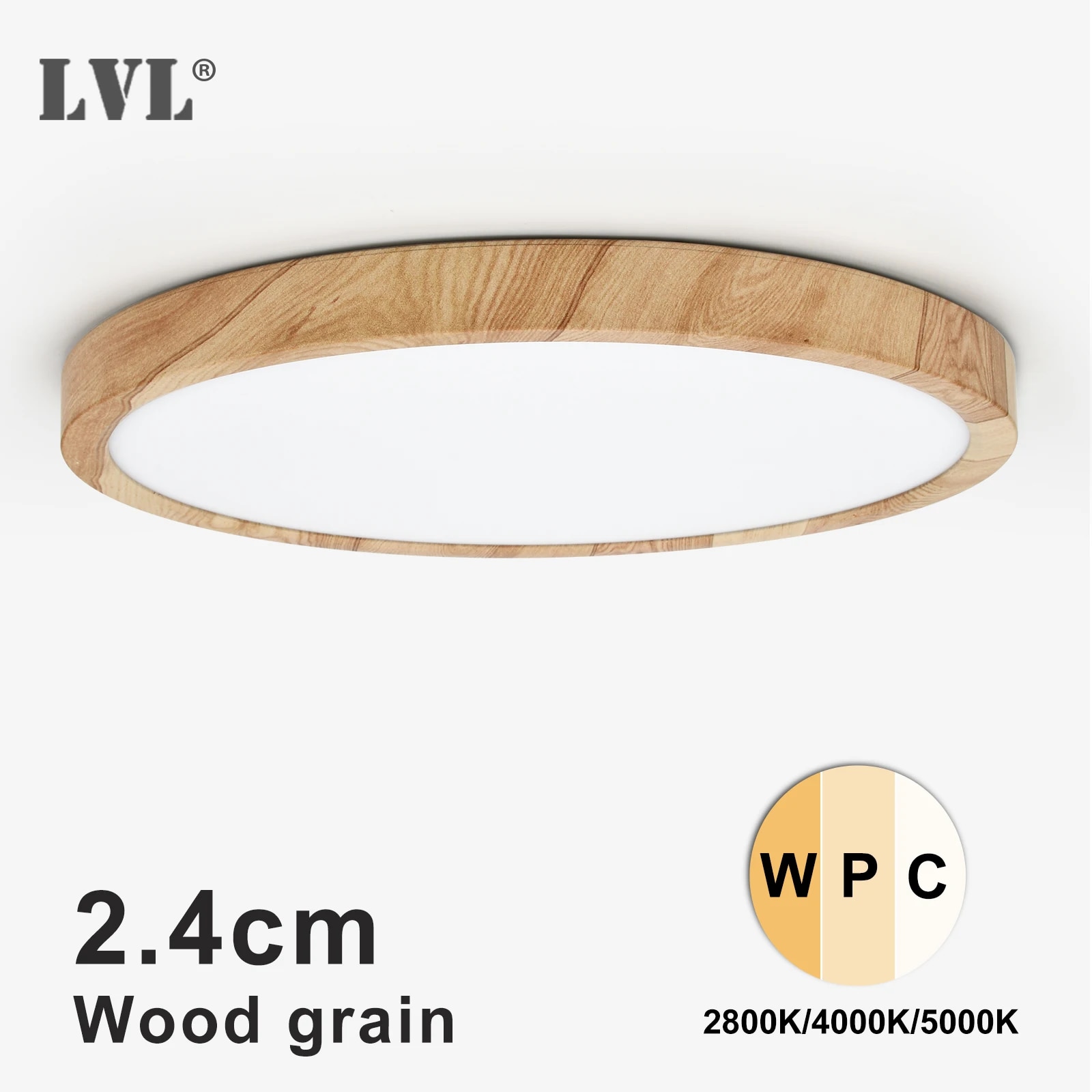LVL LED Ceiling Light Wood Gra - Home Bathroom Colors review and price
