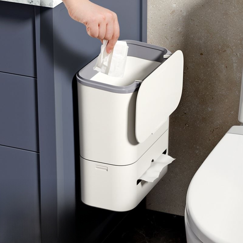 Bathroom Trash Can Toilet Pape - Home Bathroom With Two Toilets review and price