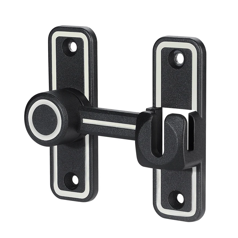 Black Luminous Barn Door Latch - Home Bathroom Lock review and price
