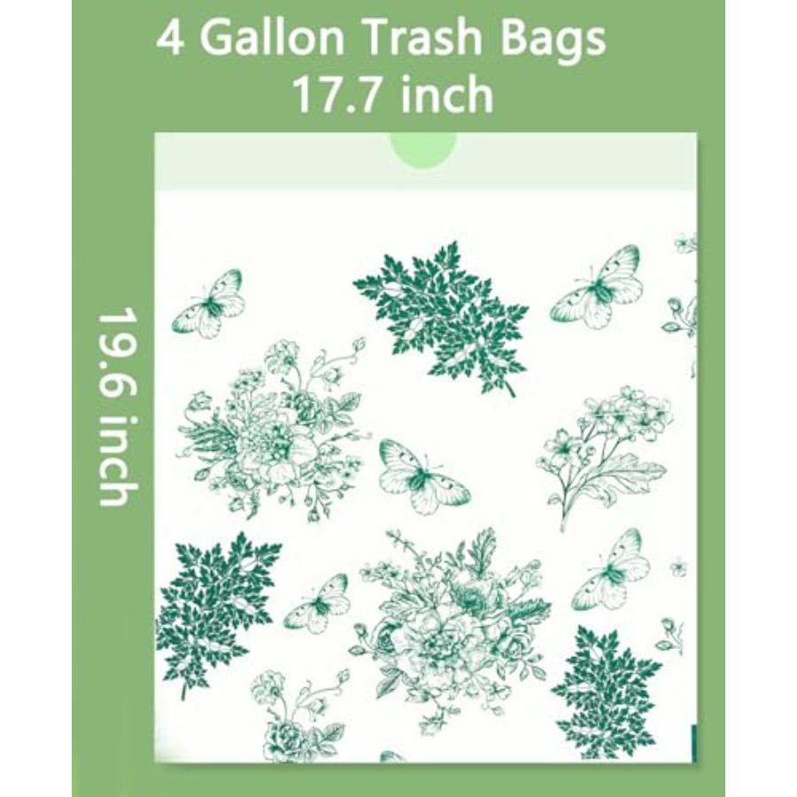 60pcs 4 Gallon Trash Bags Draw - Home Bathroom Trash Can review and price