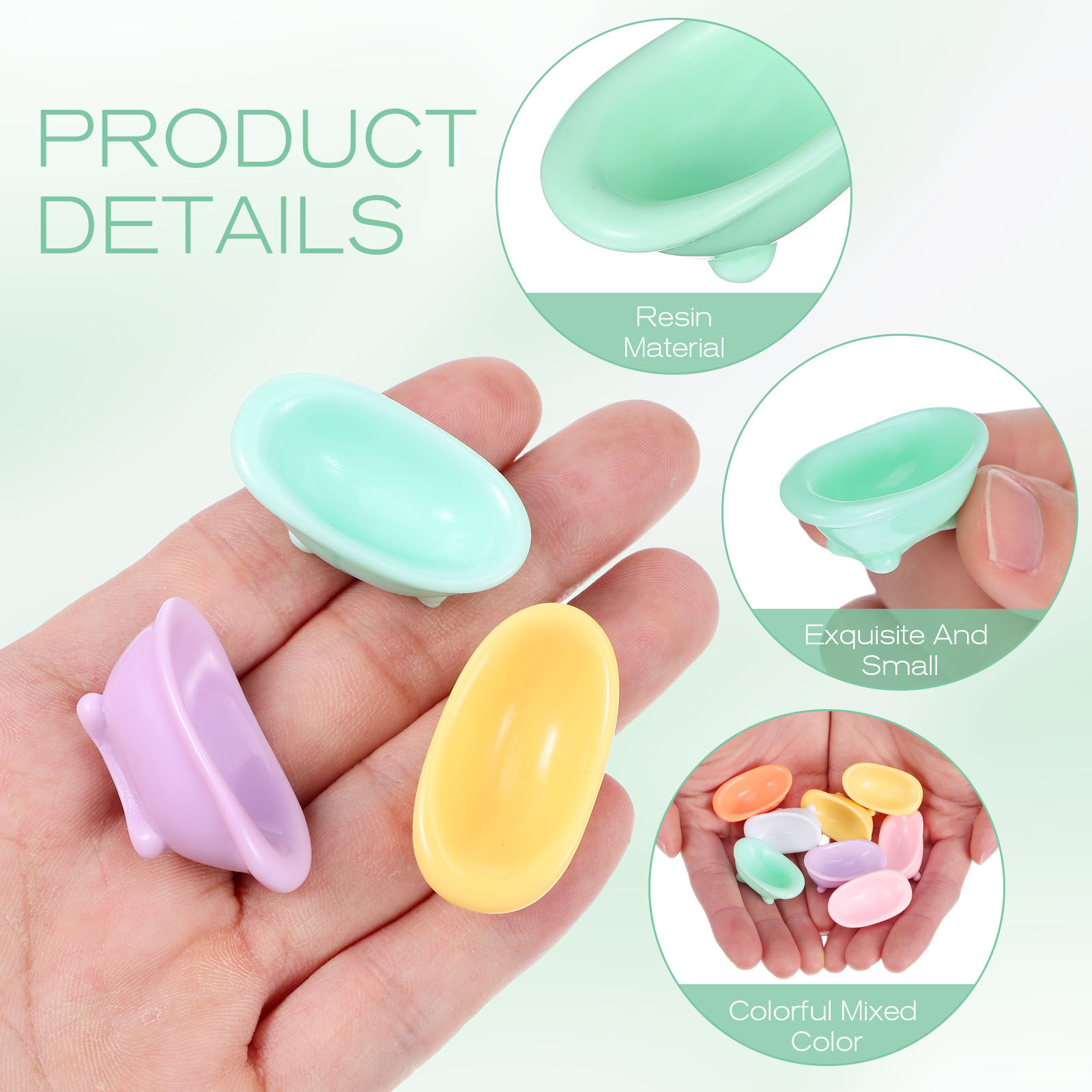 8Pcs Micro Landscape Resin Min - Home Bathroom Scene review and price