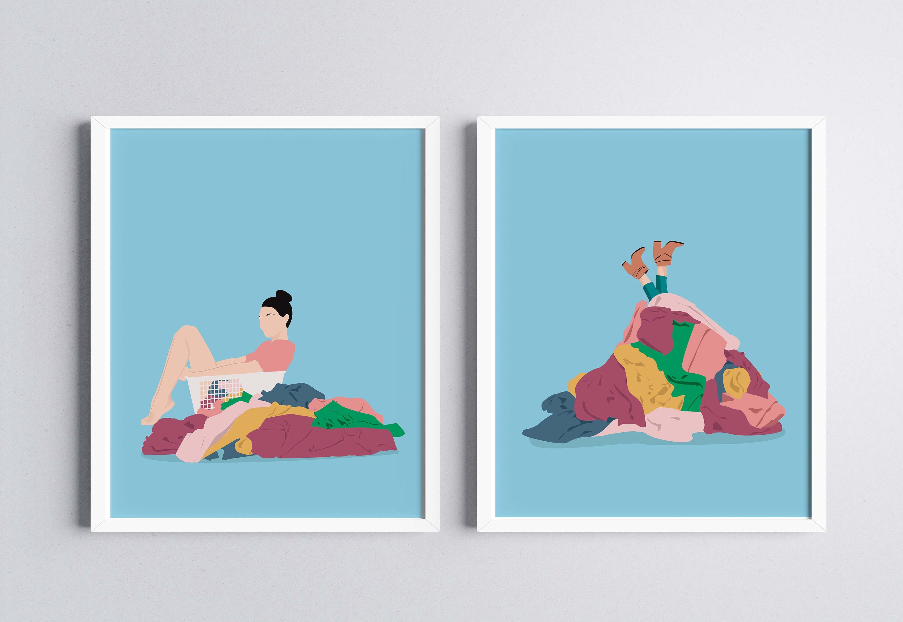 Pastel Colors Art Print Laundr - Home Bathroom Colors review and price