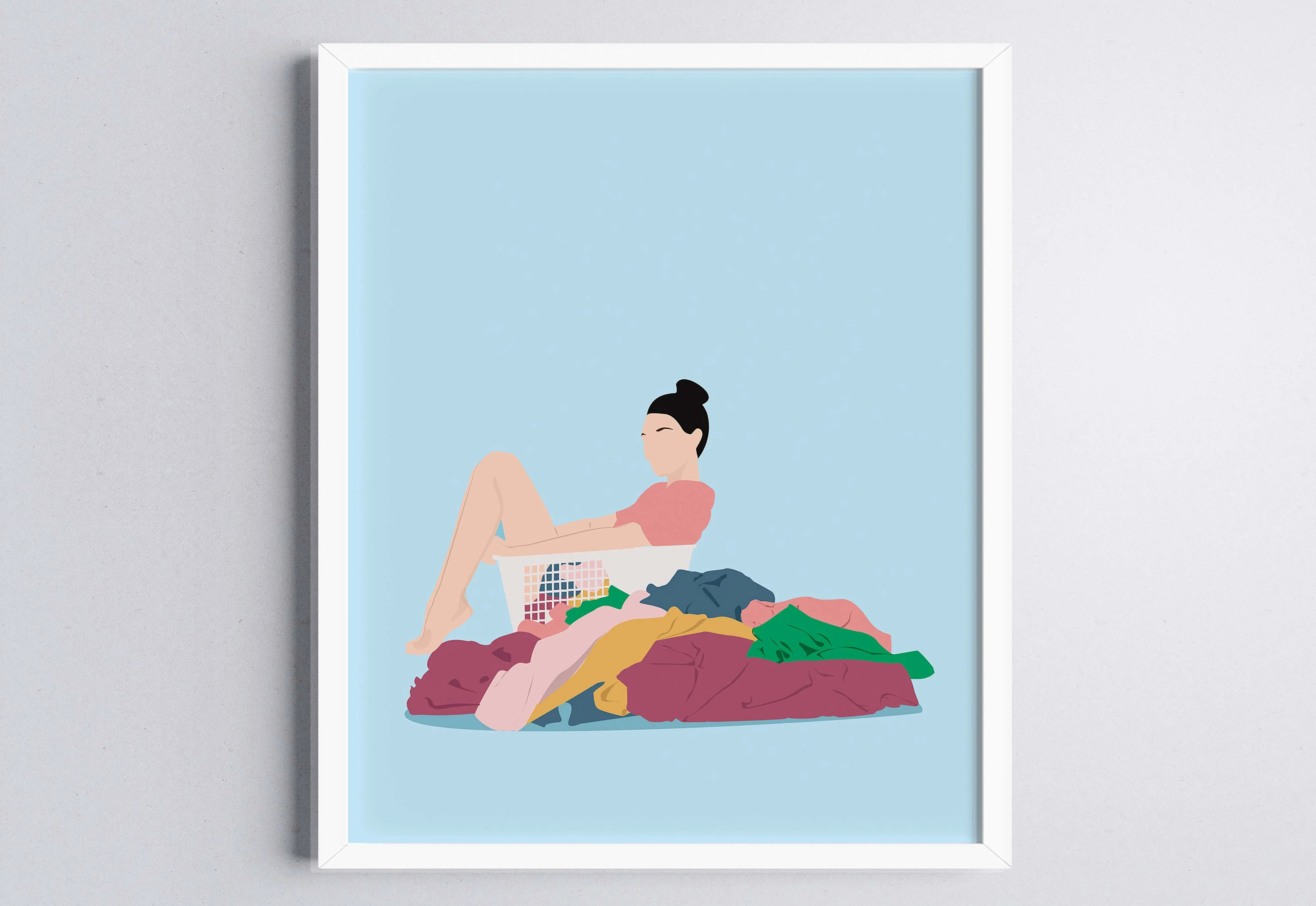 Pastel Colors Art Print Laundr - Home Bathroom Colors review and price