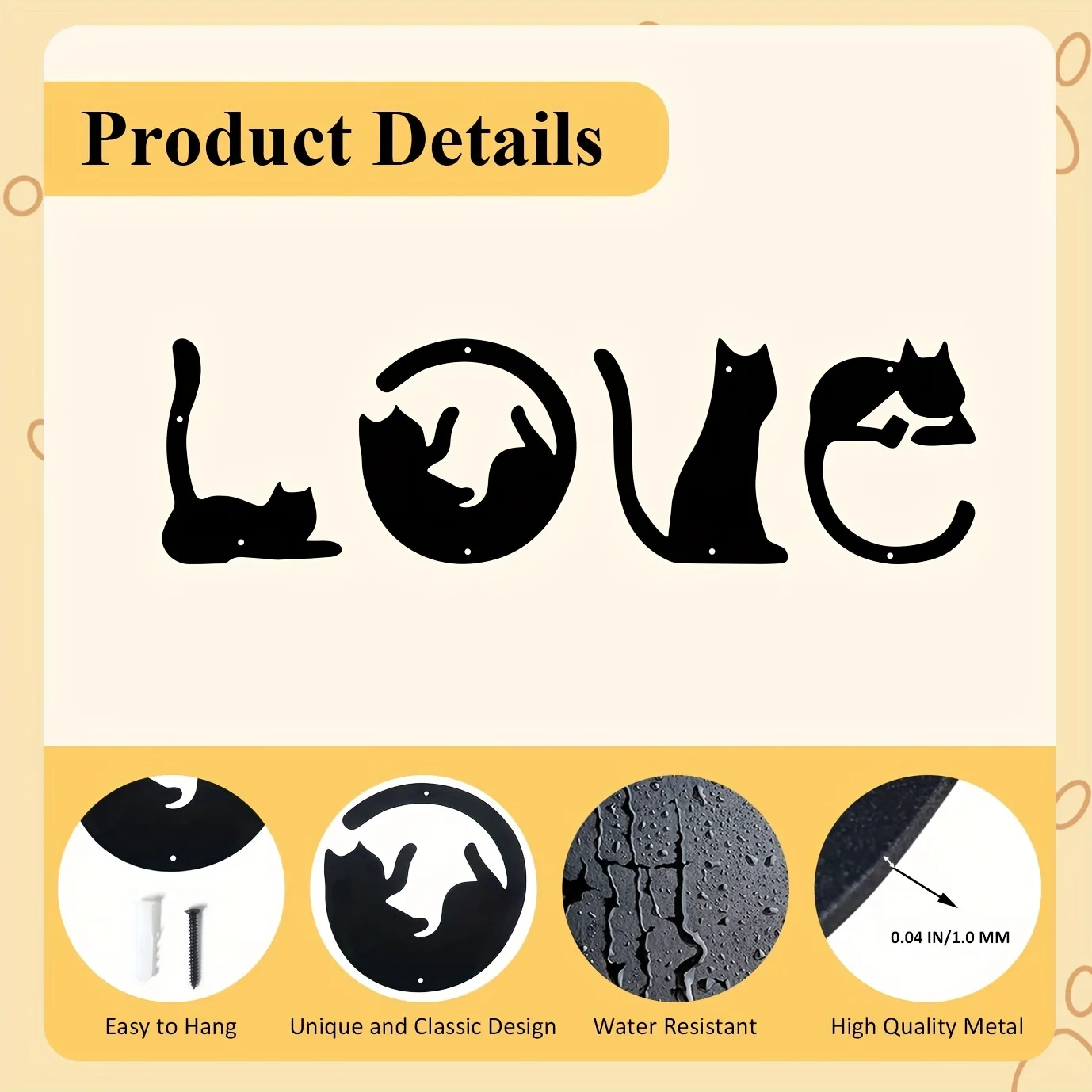 HelloYoung 4pcs/set Cute Cat M - Home Creation Bathroom review and price