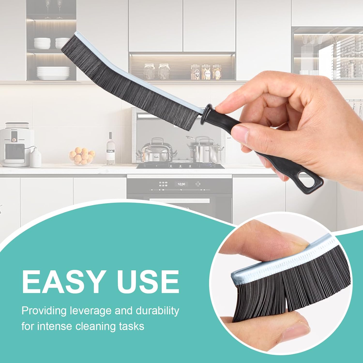 5 Pcs Hard Bristle Crevice Cle - Home Kitchen Bathroom Cleaning review and price