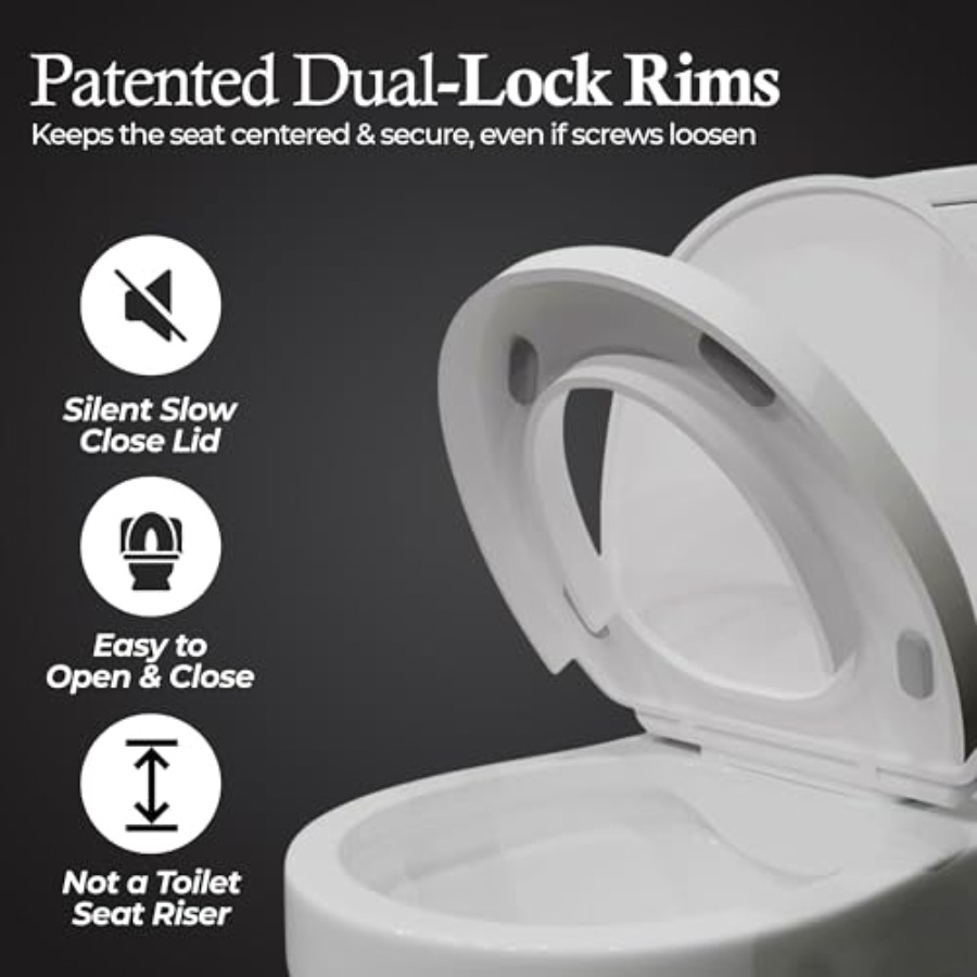 SafeBuns soft close round toil - Home Bathroom Lock review and price