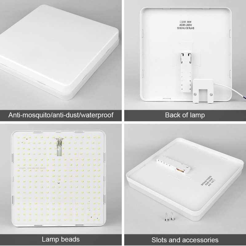 36W 48W Ultra-thin LED Ceiling - Home Bathroom Colors review and price
