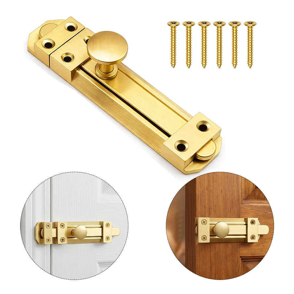 5 Inch Solid Brass Sliding Doo - Home Bathroom Lock review and price