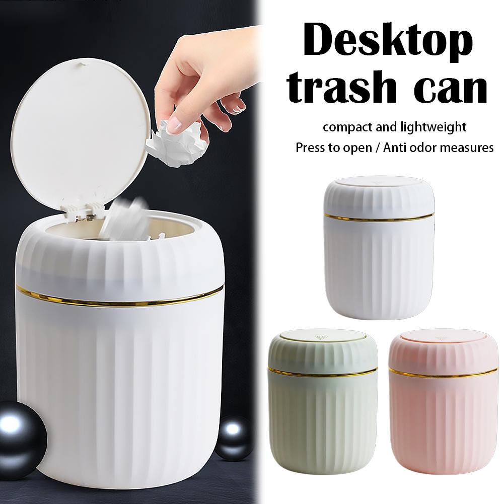 Mini Desktop Trash Can Durable - Home Bathroom Trash Can review and price