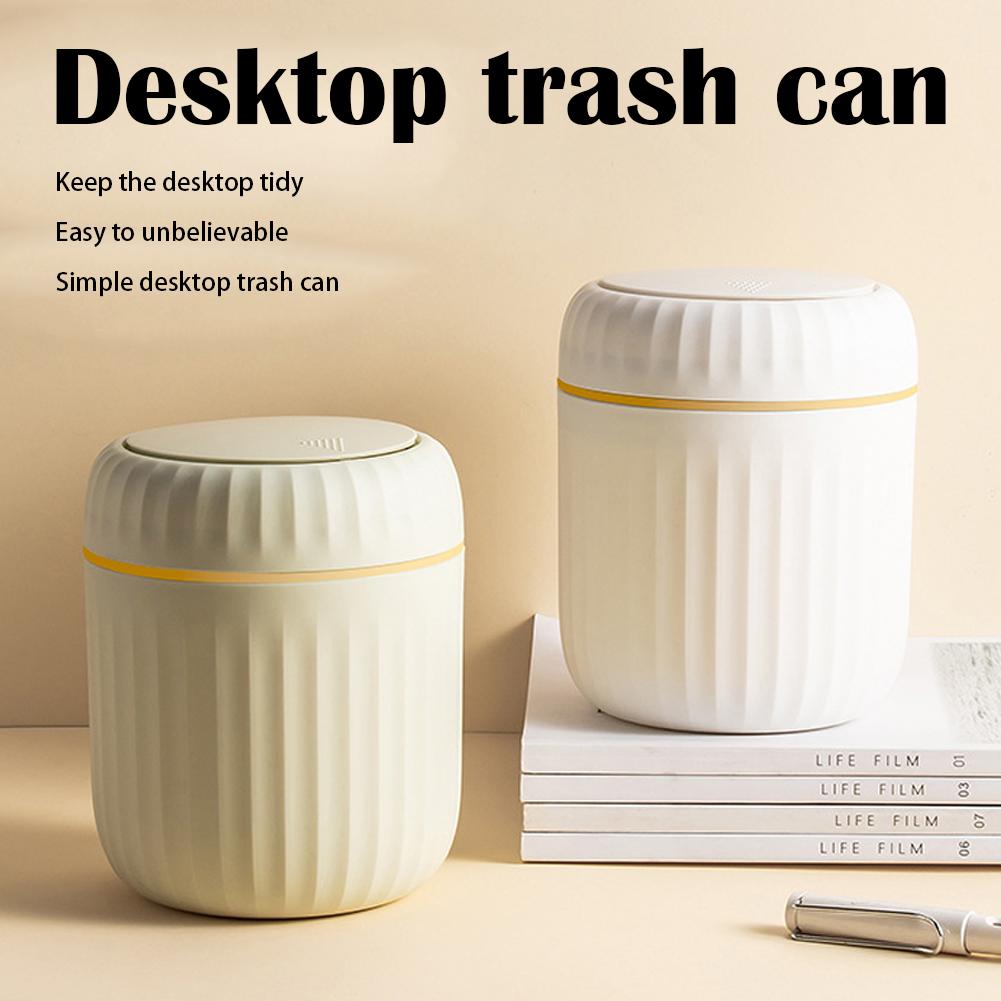 Mini Desktop Trash Can Durable - Home Bathroom Trash Can review and price