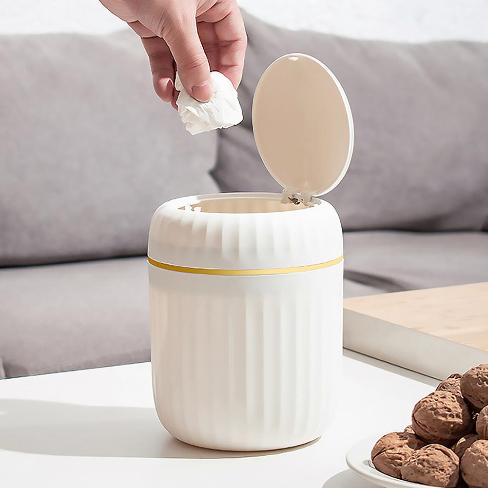 Mini Desktop Trash Can Durable - Home Bathroom Trash Can review and price
