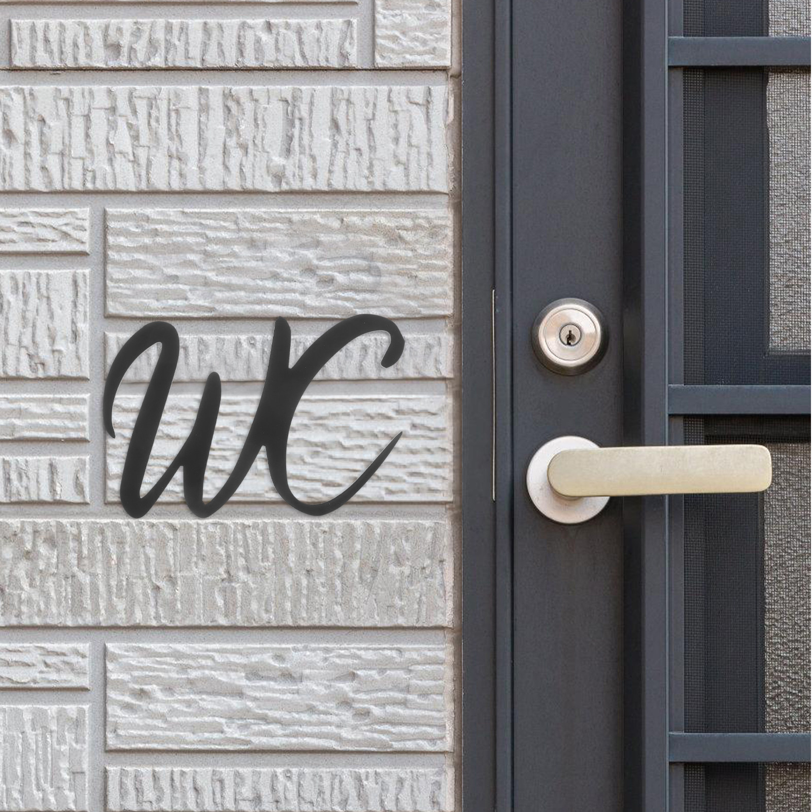 Unisex Bathroom Door Sign Self - Home Bathroom Supplies review and price