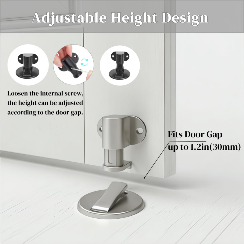 Adjustable Door Stop Punch-fre - Home Bathroom Fittings review and price