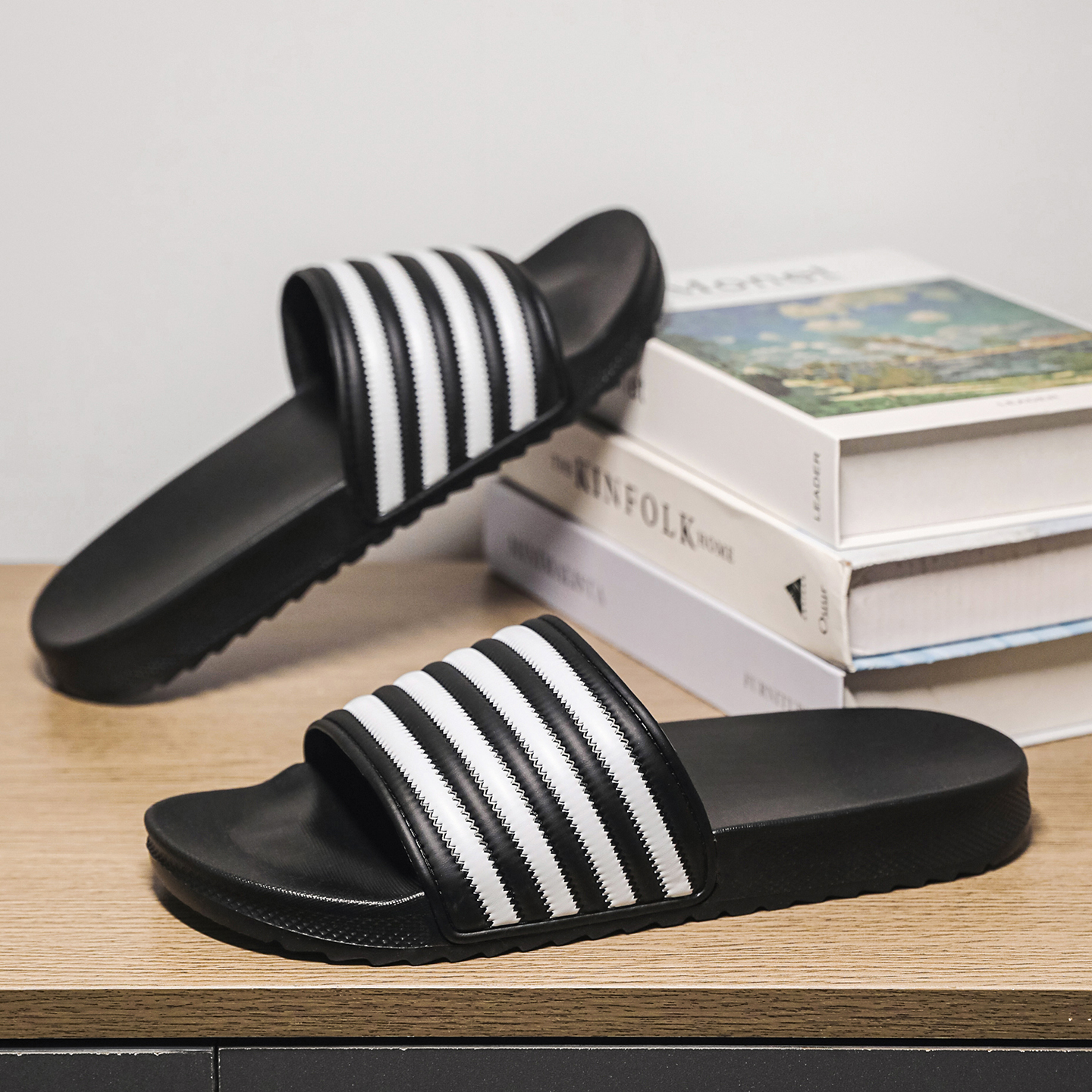 YUYIN Summer Men Slippers Indo - Home Bathroom Colors review and price