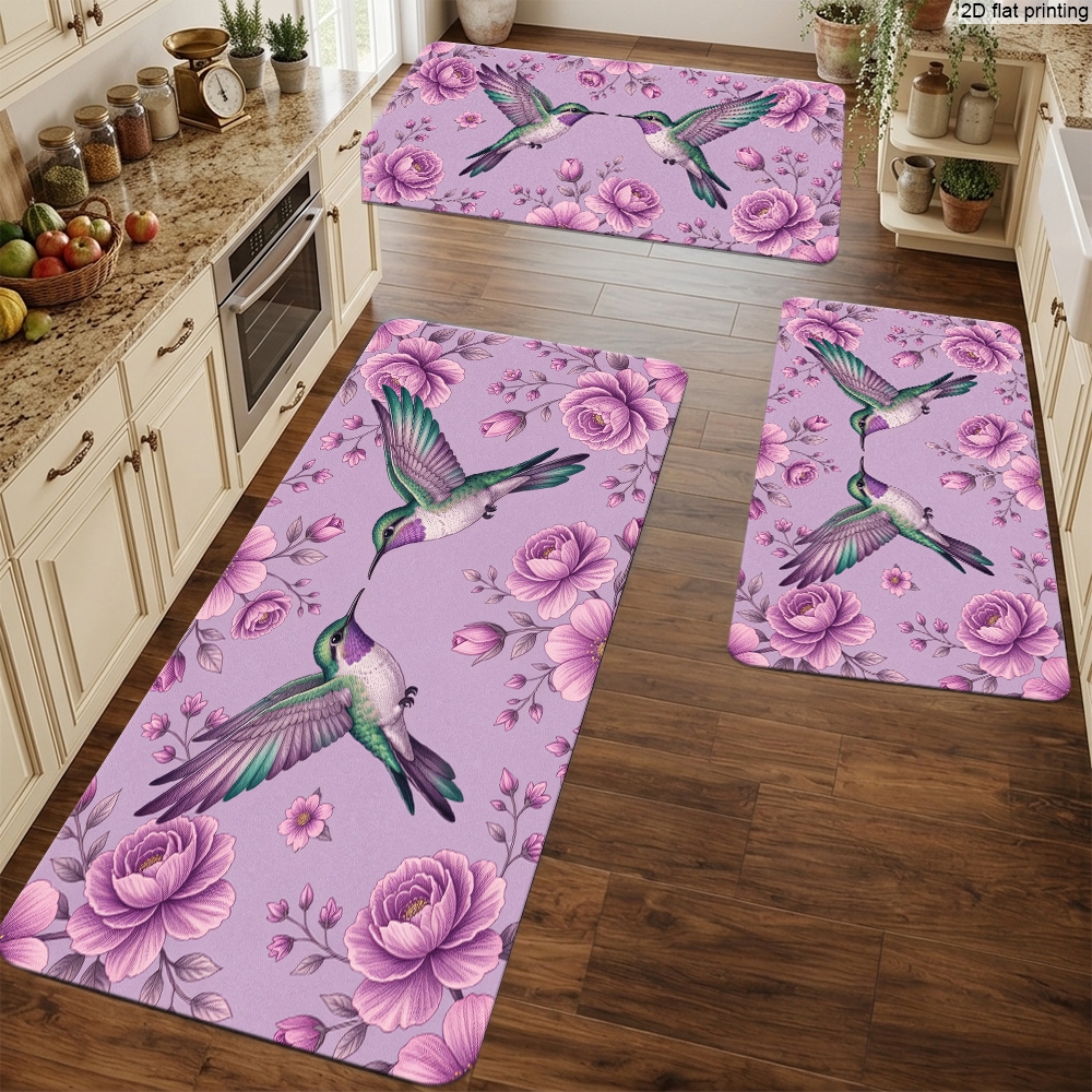 Hummingbird Floral Pattern Hom - Home Kitchen Bathroom Cleaning review and price