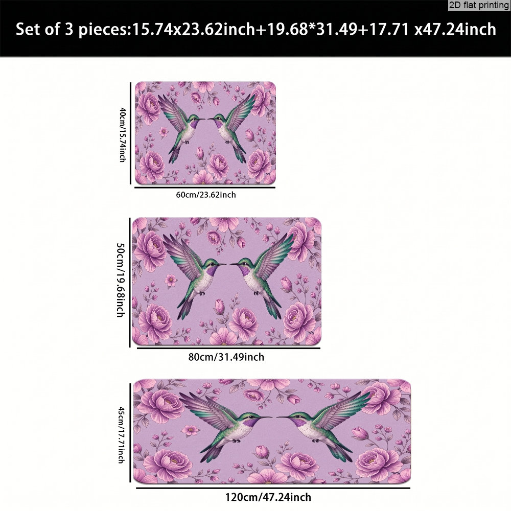 Hummingbird Floral Pattern Hom - Home Kitchen Bathroom Cleaning review and price