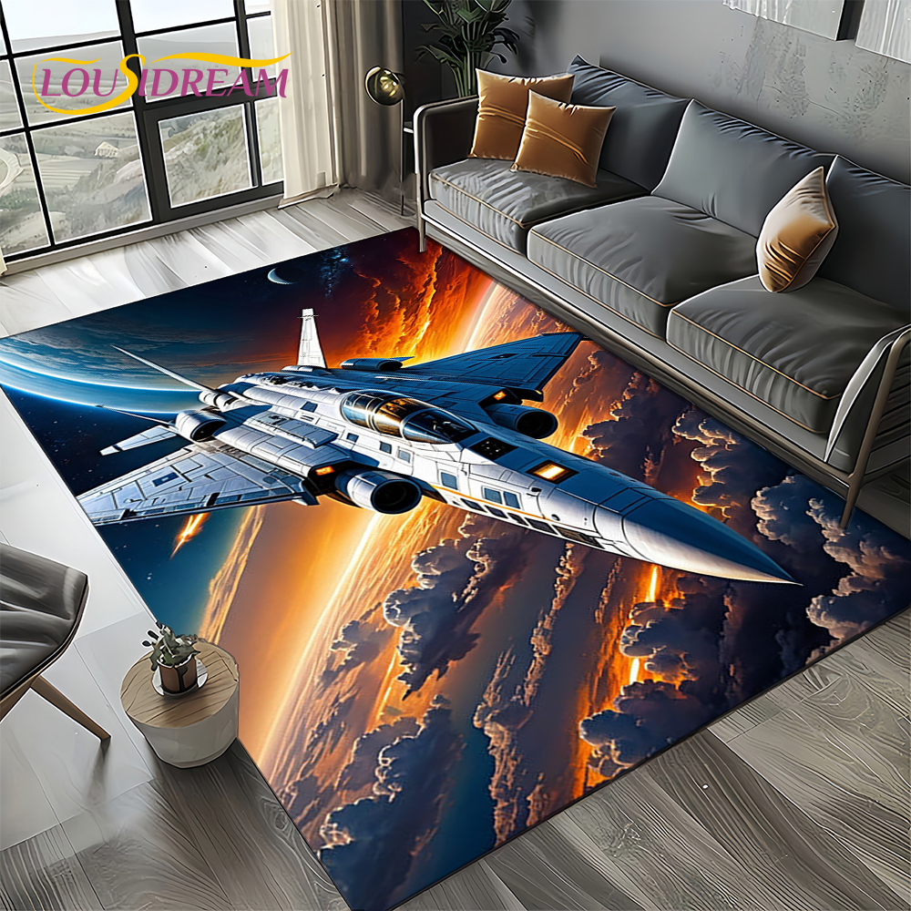3D Space Spitfire Aircraft  Ai - Jet Home Bathroom Mats review and price