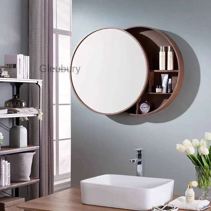 Solid Wood Bathroom Dressing M - Home Bathroom Cabinets review and price