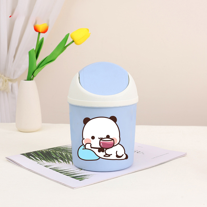 Bubu Dudu Mini Desktop Bin Yie - Home Bathroom Trash Can review and price