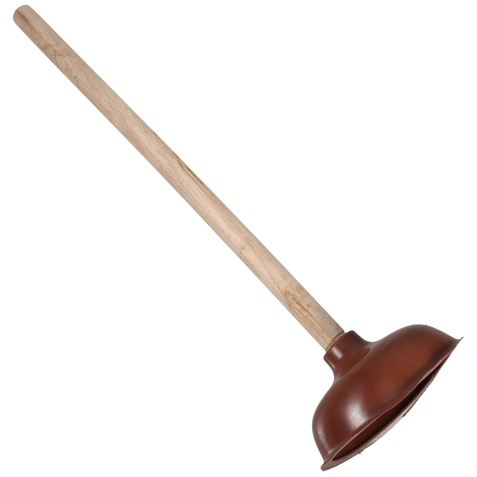 Wooden Rubber Toilet Plunger C - Home Bathroom Supplies review and price