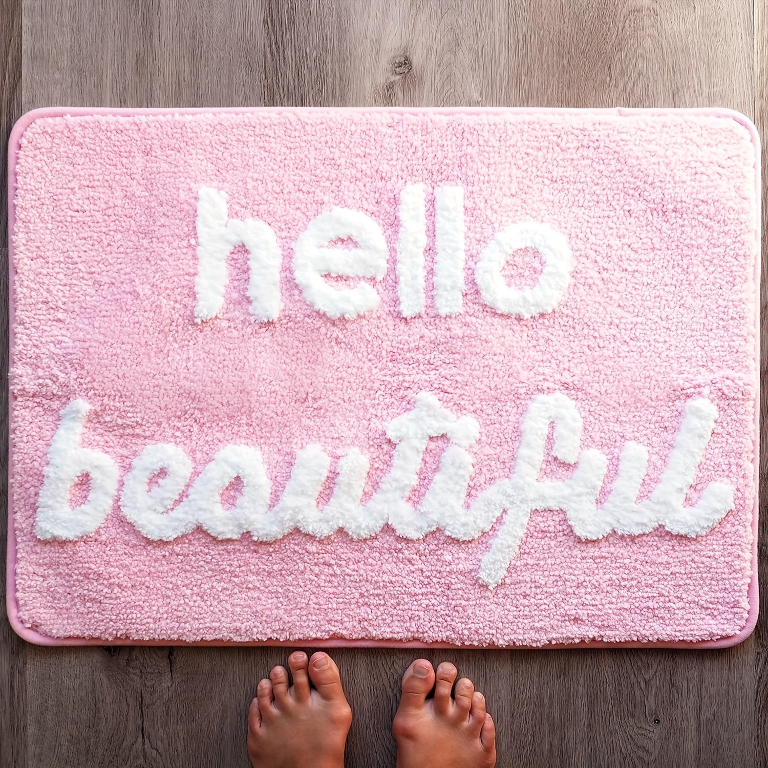 1pc, Hello Beautiful Non-slip  - Home Goods Bathroom Decor review and price