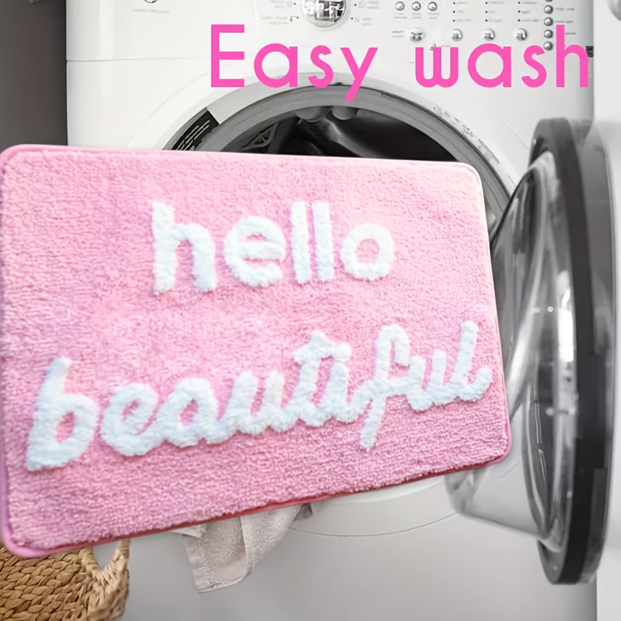 1pc, Hello Beautiful Non-slip  - Home Goods Bathroom Decor review and price