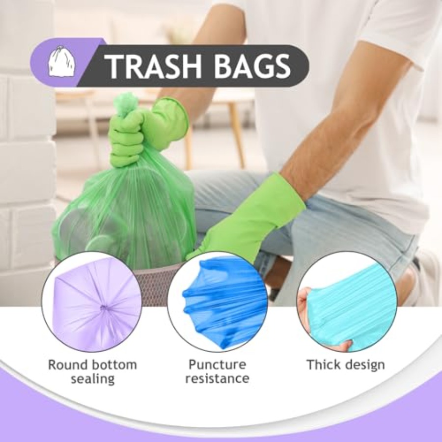 Small Trash Bags 2.6 Gallon 17 - Home Bathroom Trash Can review and price